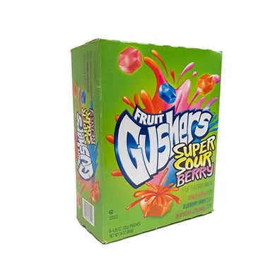 FRUIT GUSHERS SOUR BERRY 8CT