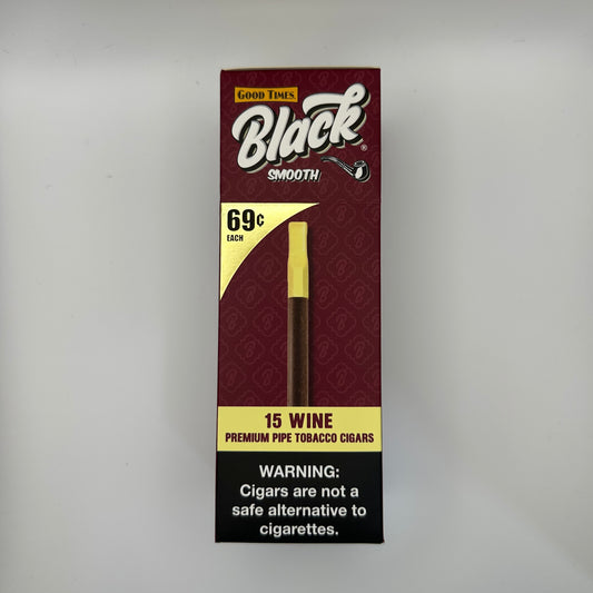 G.T BLACK SMOOTH WINE PP 69 15CT