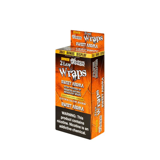 G.T WOODS LEAF WRAPS 30/2 CT HONEY BERRY