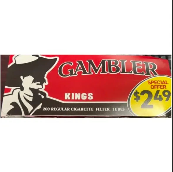 GAMBLER TUBES PP $2.49 5-200CT REG