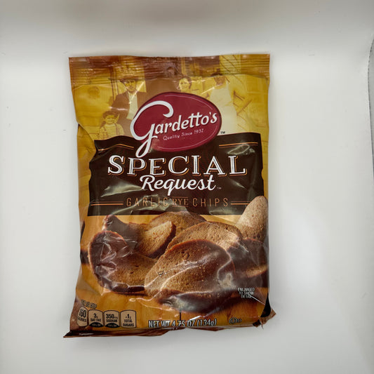 GARDETTO'S ROASTED GARLIC RYE CHIPS 7/5OZ