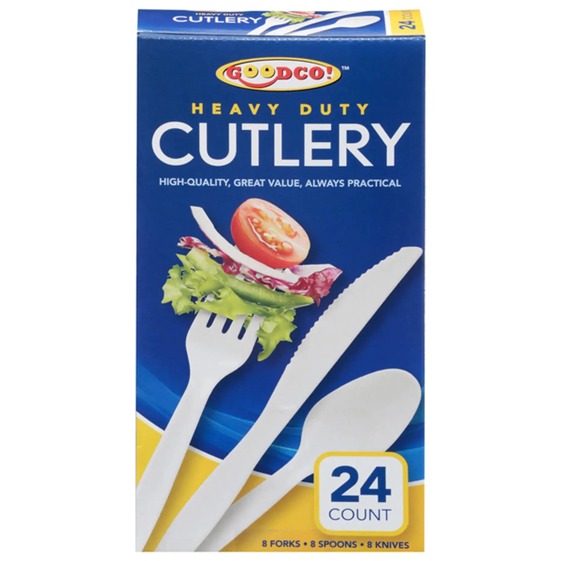 GOODCO CUTLERY ASST 12/24 CT