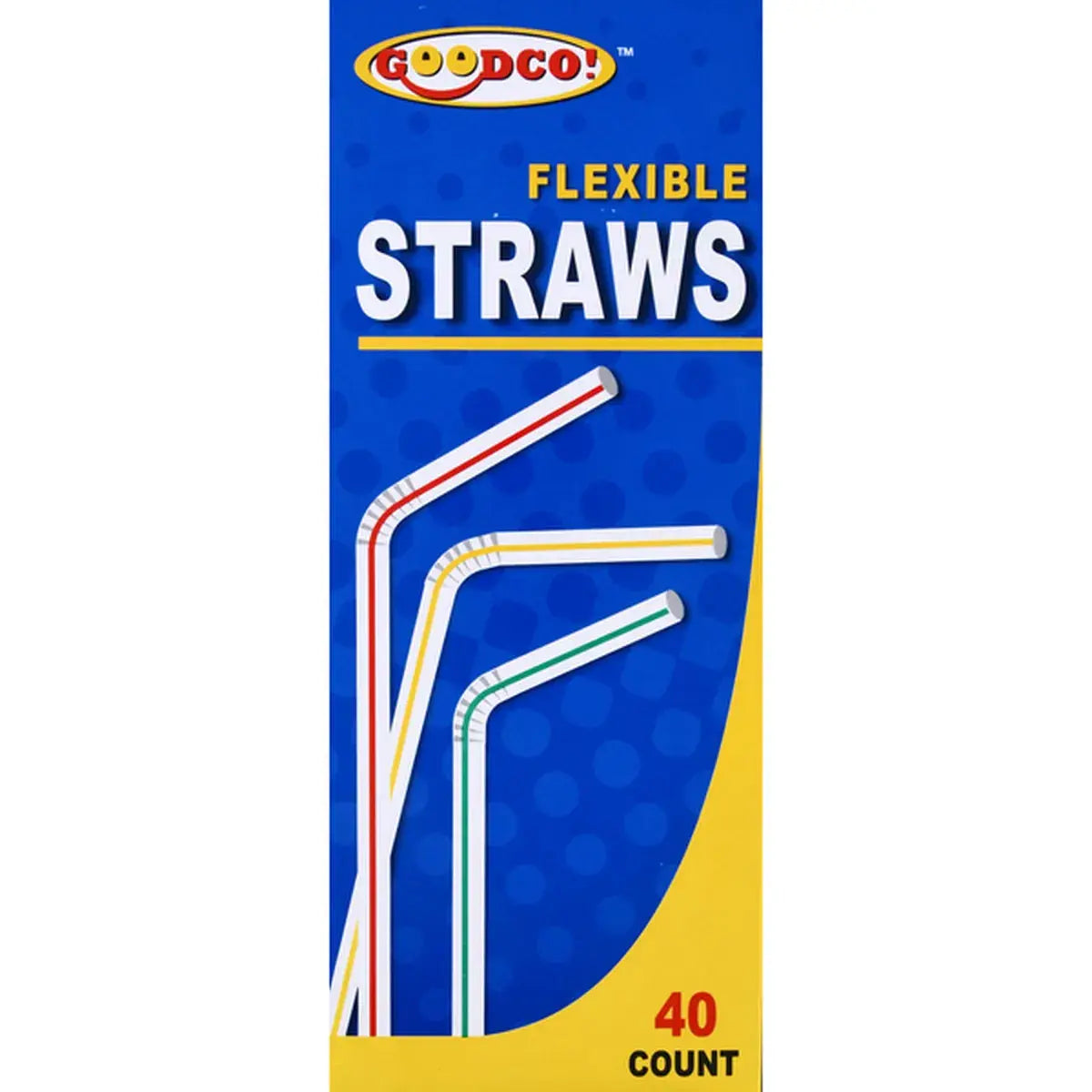 GOODCO FLEX STRAWS 12/40 CT
