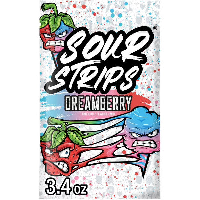 SOUR STRIPS DRAEMBERRY 12CT