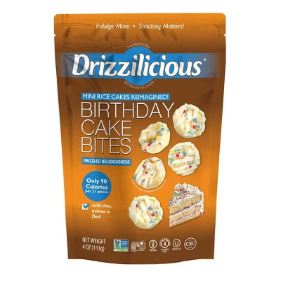 DRIZZILICIOUS 4OZ BIRTHDAY CAKE BITES