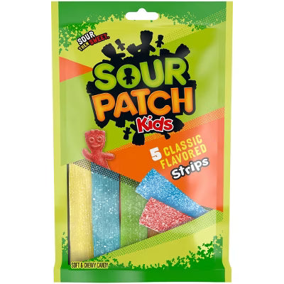PEG SOUR PATCH KIDS STRIPS 12/3.5OZ