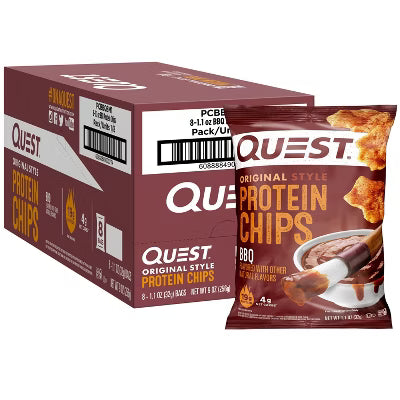 QUEST PROTEIN CHIPS BBQ 8CT
