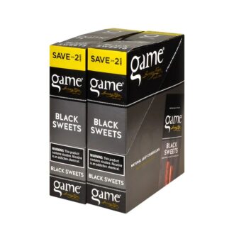 GAME CIGARILLO 2PK BLACK "SO2"