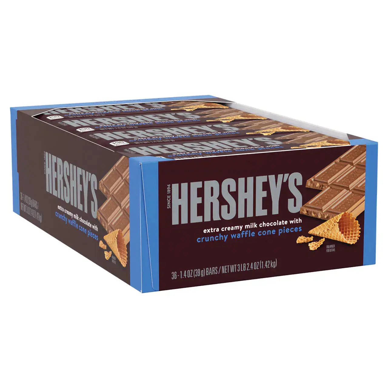 KS HERSHEY'S MILK CHOC W/WAFFLE CONE 18CT