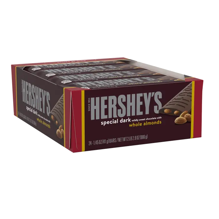 HERSHEY'S SPECIAL DARK W/ALMONDS 24CT