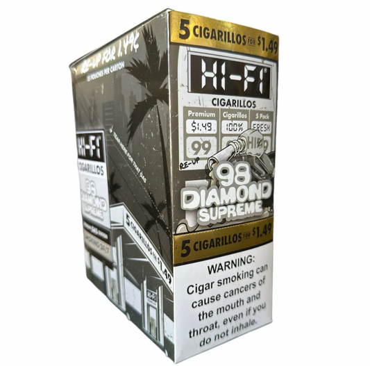 HIFI CIGARILLO 5/$1 DIAMOND 15/5 PK - Chase Cash & Carry