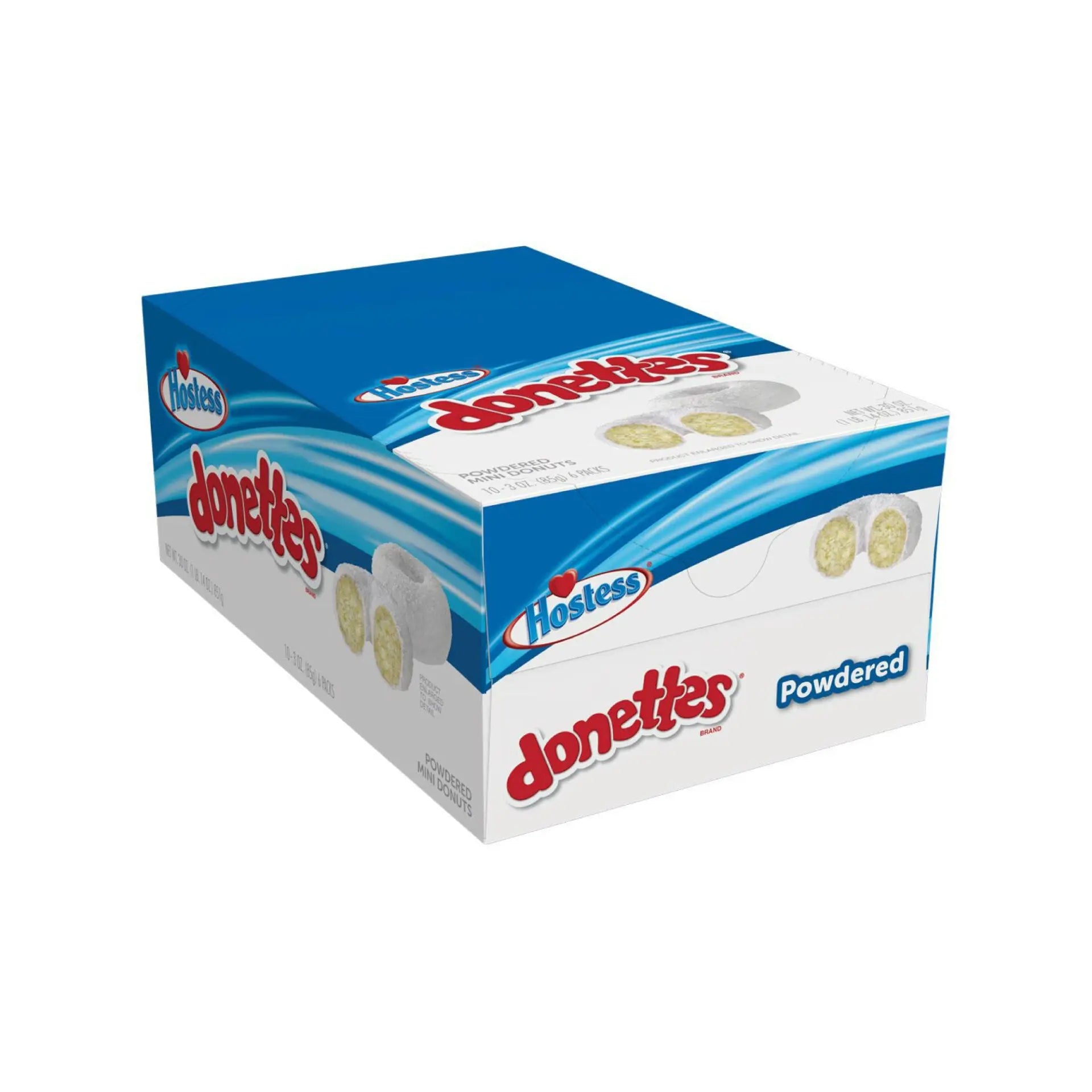 HOSTESS DONETTES MINI POWDER 10CT