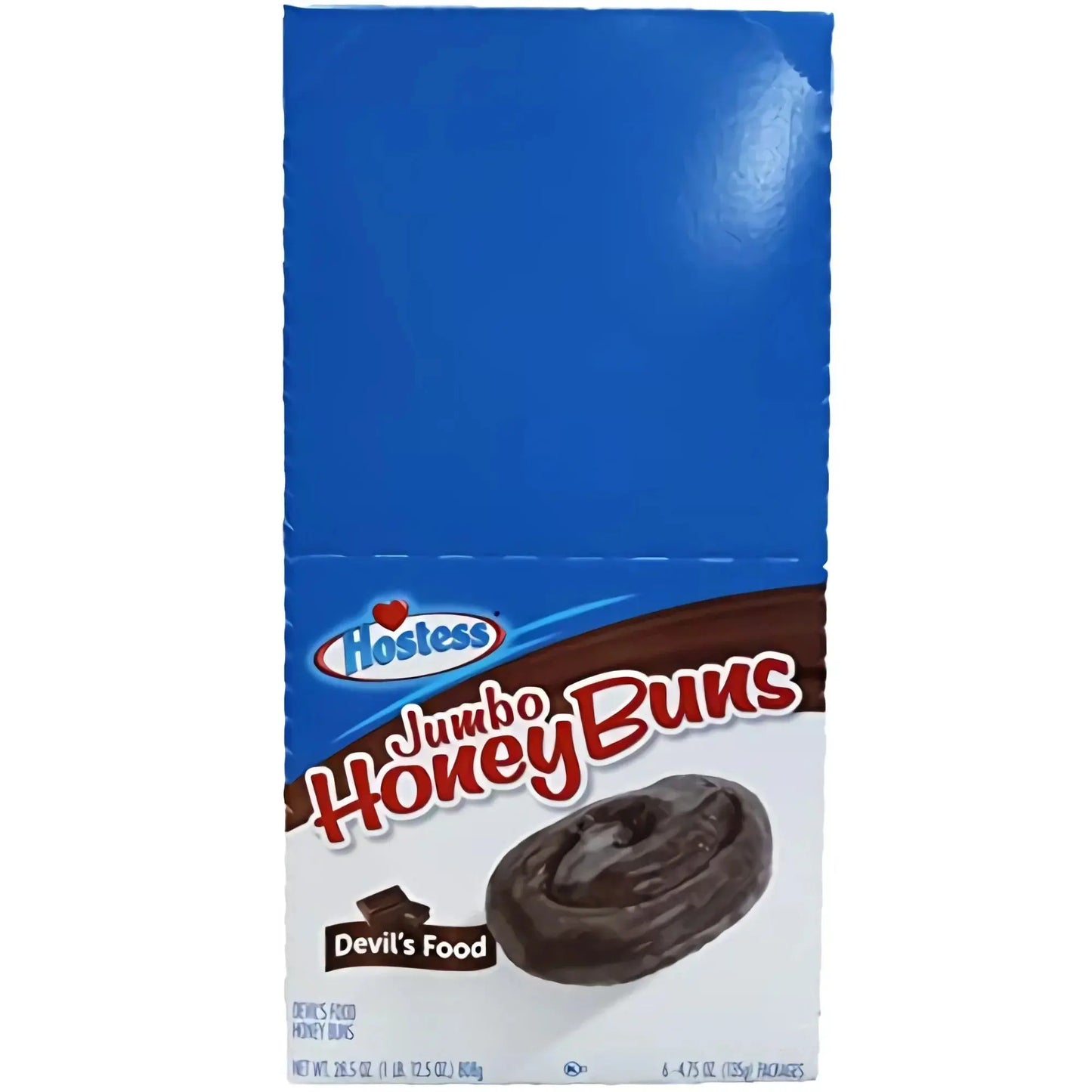 HOSTESS JUMBO HONEY BUNS DEVIL FOOD 6CT