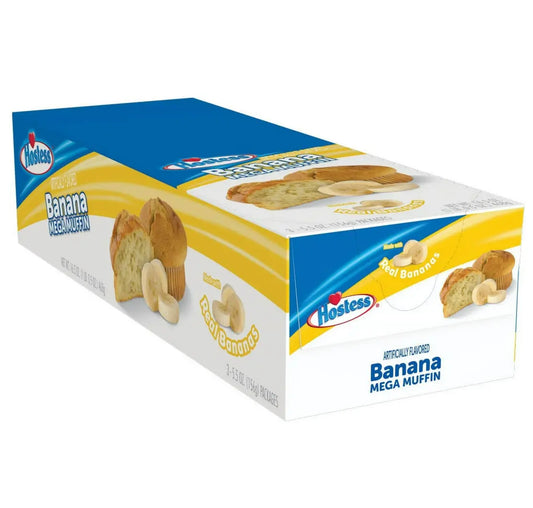 HOSTESS MUFFINS BANANA 3CT