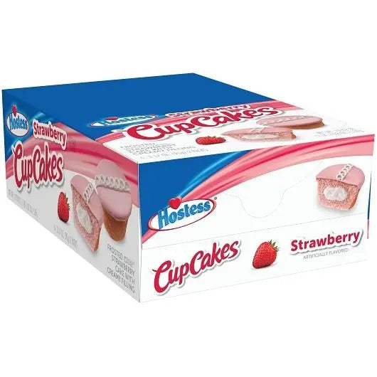 HOSTESS STRAWBERRY CUPCAKE 6CT