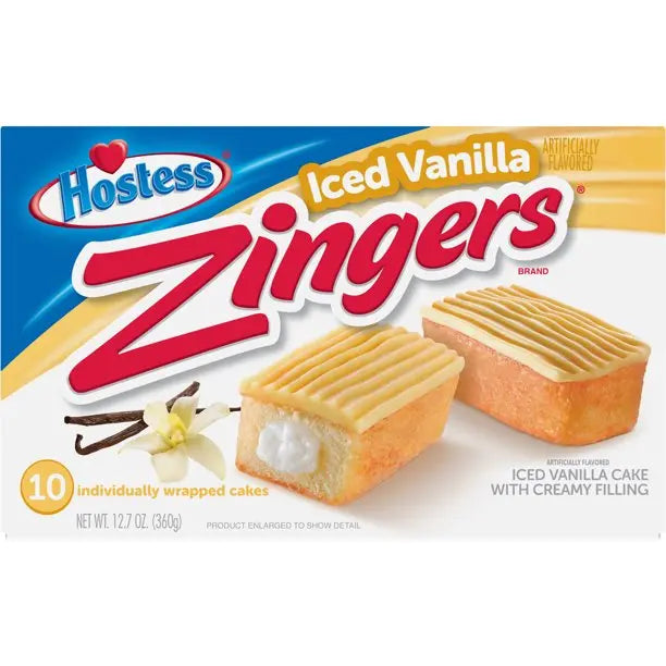 HOSTESS ZINGERS VANILLA 6CT