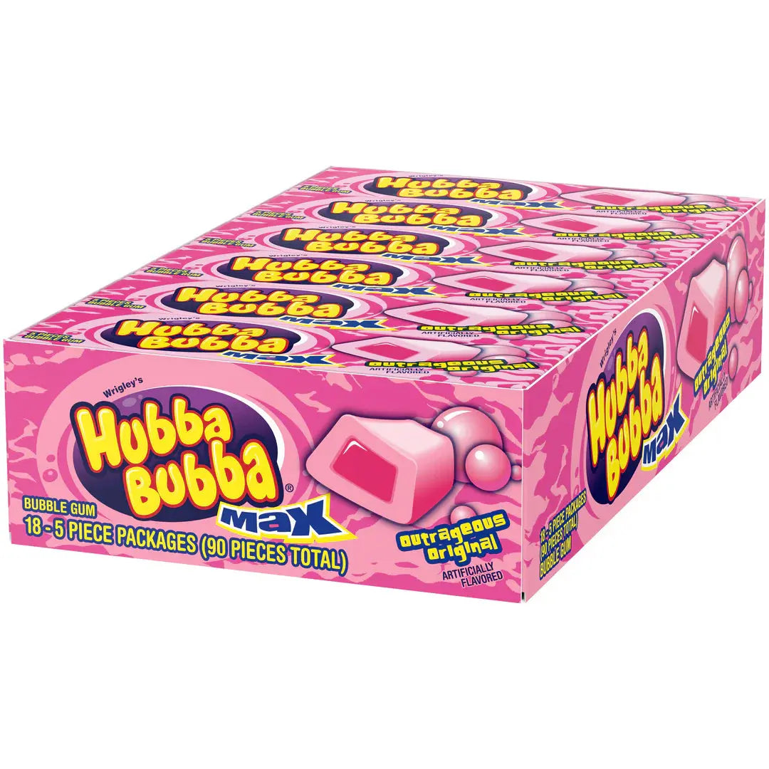 HUBBA BUBBA OUTRAGEOUS ORIG GUM 18CT