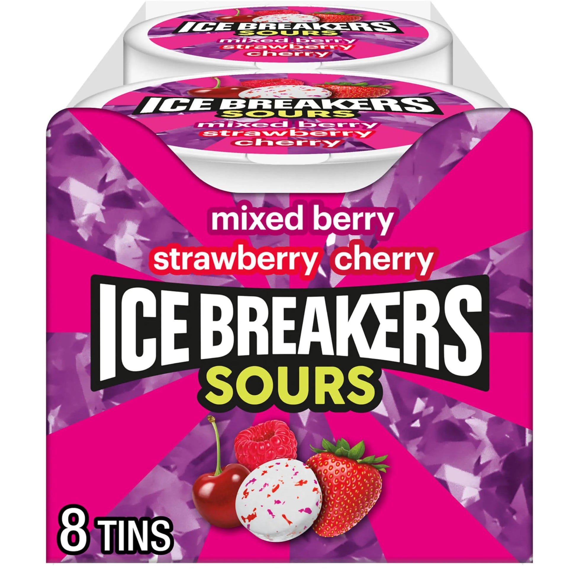 ICE BREAKER TIN SOUR FRUIT  8CT