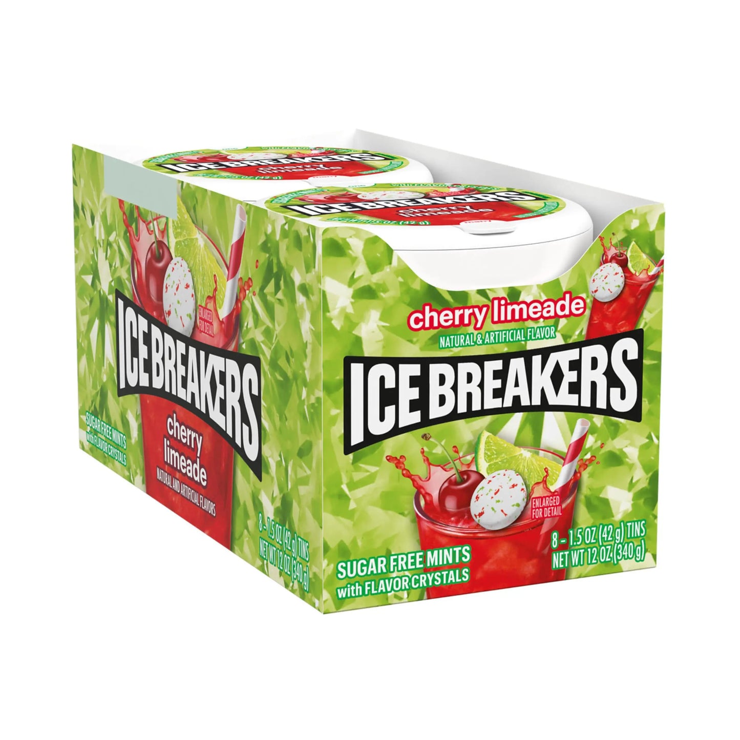 ICE BREAKERS DUO TIN CHERRY LIMEADE 8 CT