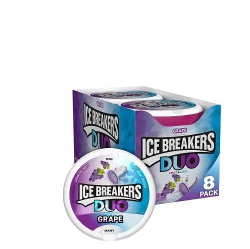 ICE BREAKERS DUO TIN GRAPE 8 CT