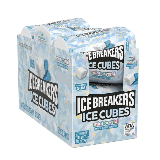 ICE BREAKERS ICE CUBES E-PACK MINT CRYSTAL 4 CT