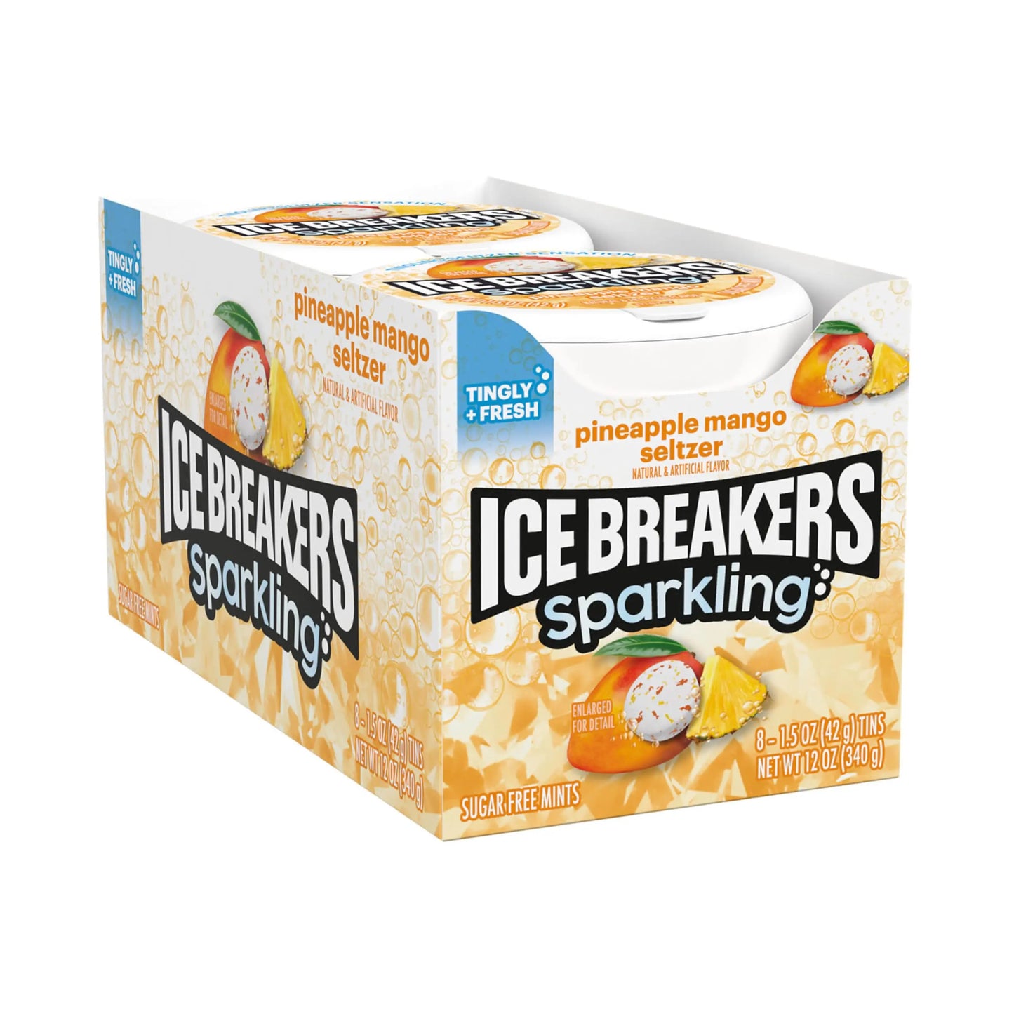 ICE BREAKER TIN PINEAPPLE MANGO 8CT