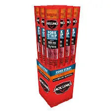 JK JUMBO BBQ PORK STRIPS 12 CT