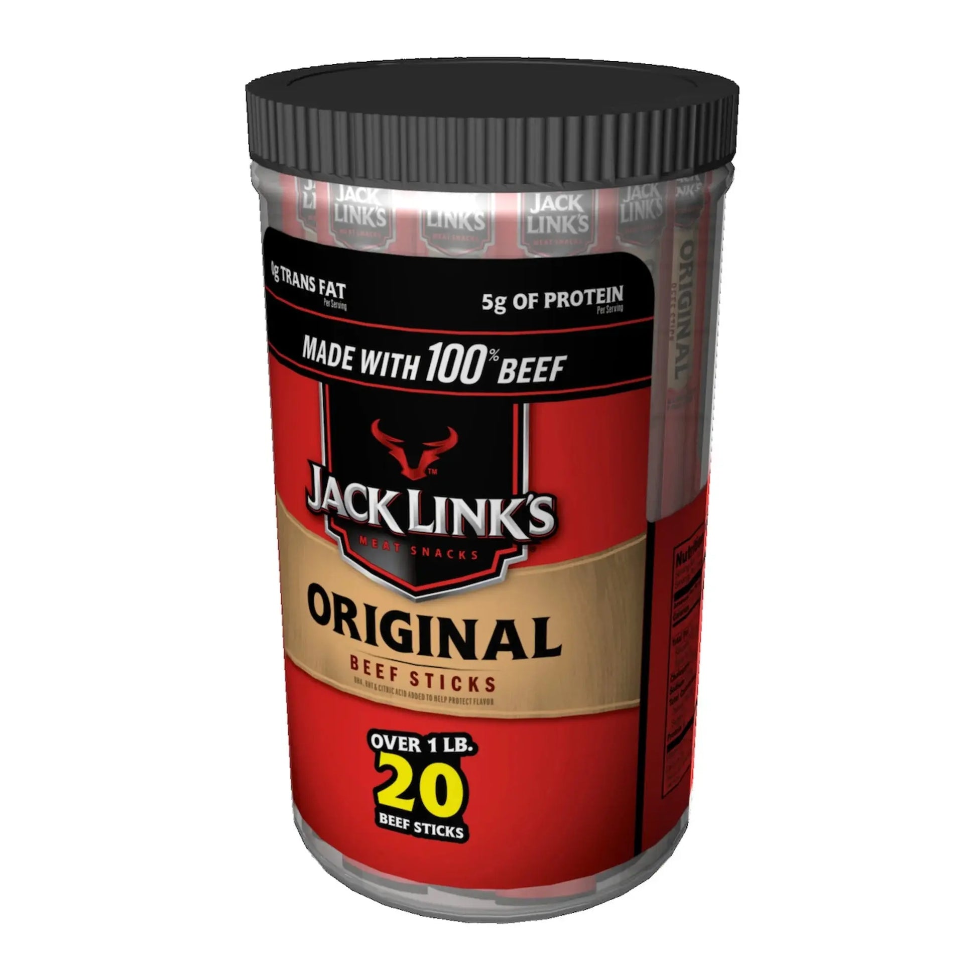 JK BEEF ORIGINAL STICK JAR 20CT