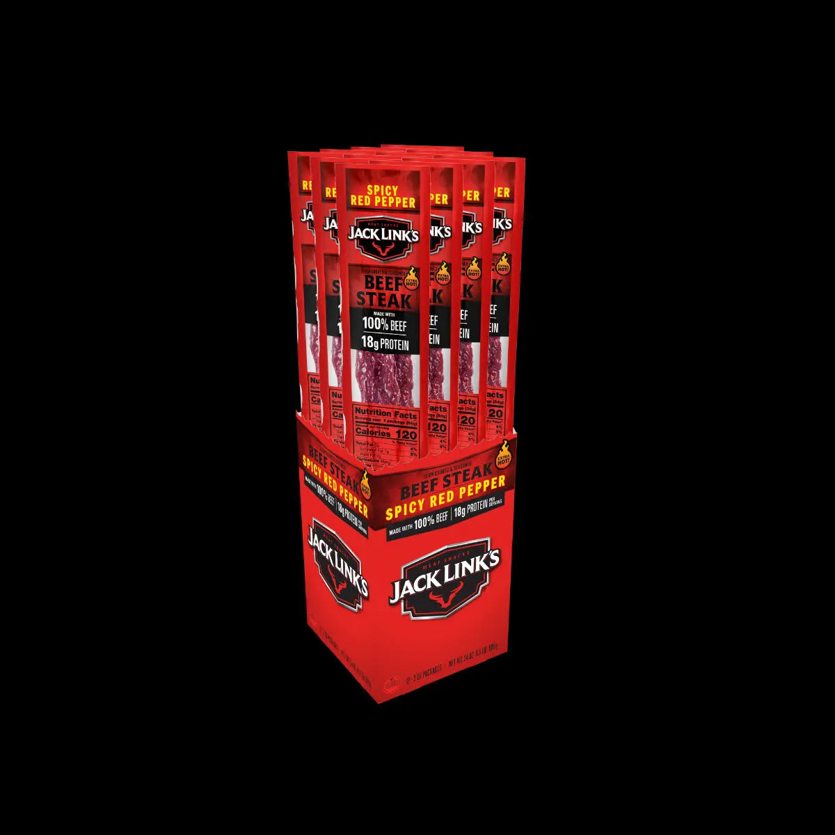 JK JUMBO SPICY RED PEPPER STEAK 12CT