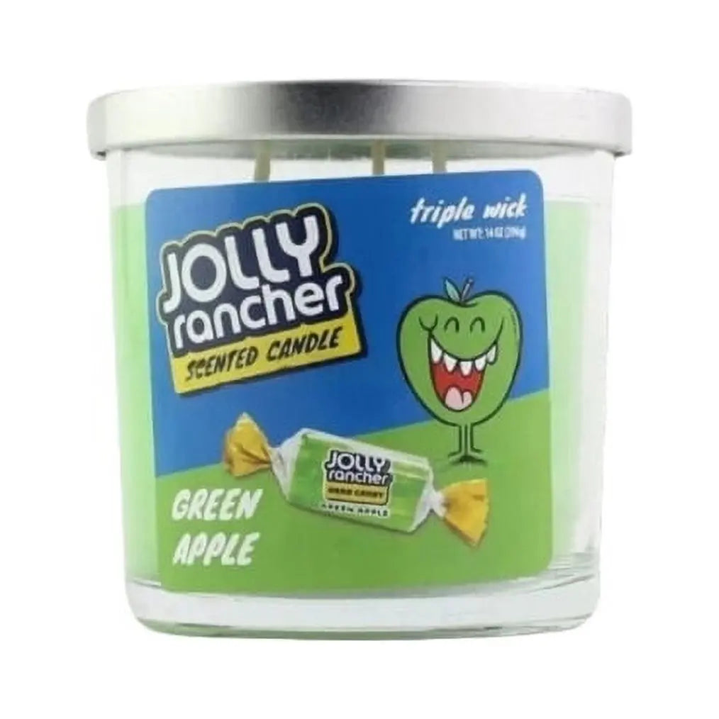 JOLLY RANCHER GREEN APPLE CANDLE 14OZ/4CT