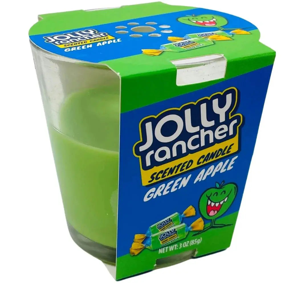 JOLLY RANCHER GRN APPLE CANDLE 3OZ/6CT