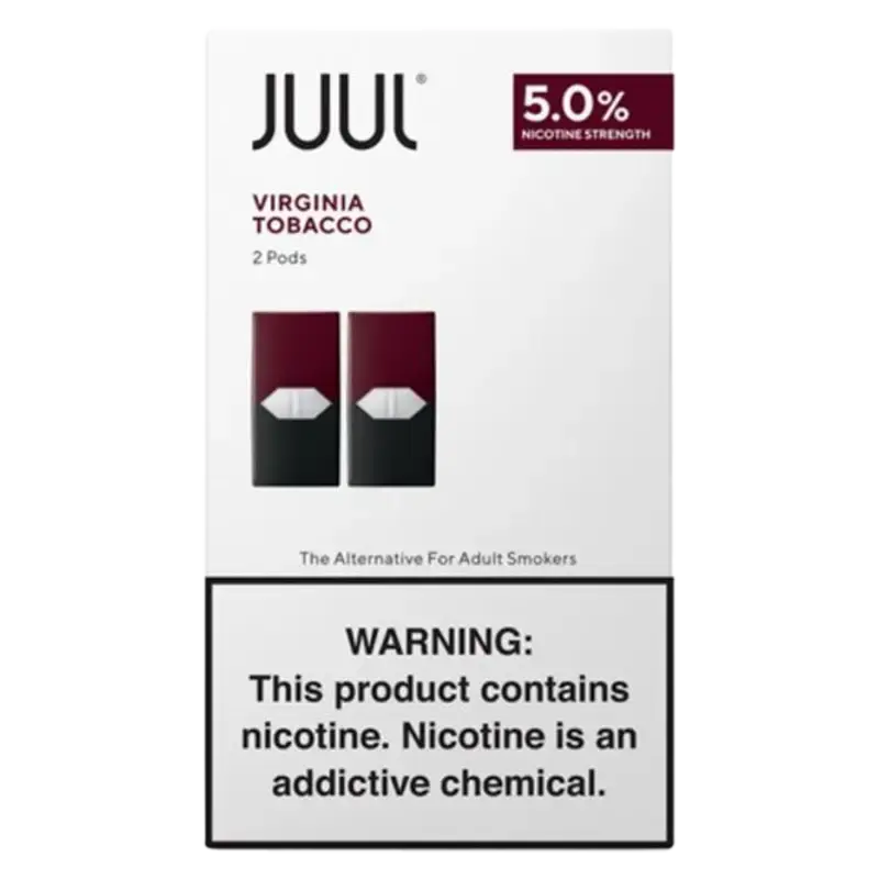 JUUL CARTRIDGES VIRGINIA TOBACCO 5% (FINAL SALE)