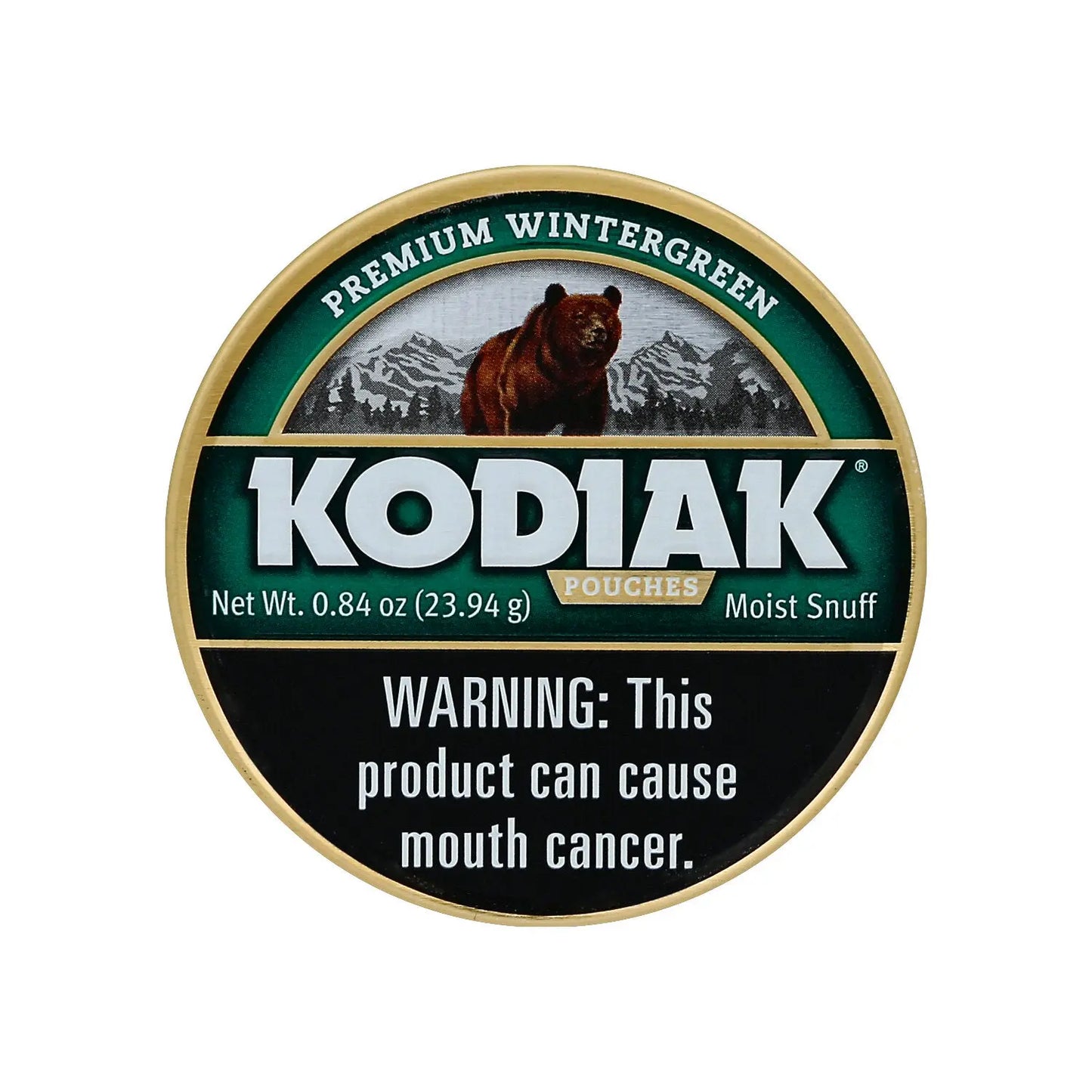KODIAK WINTERGREEN POUCHES 5CT