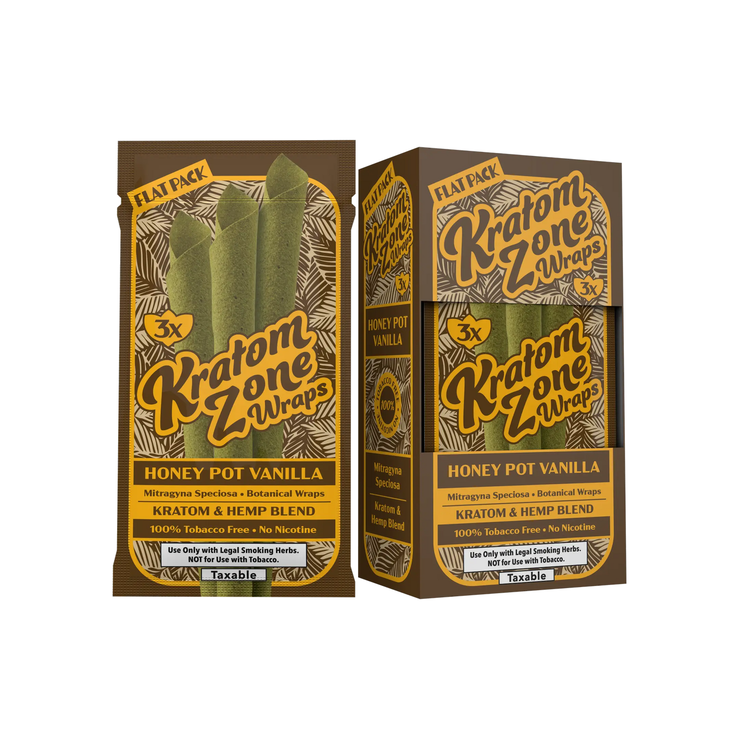 KRATOM WRAPS HONEY POT VANILLA 15/3PK
