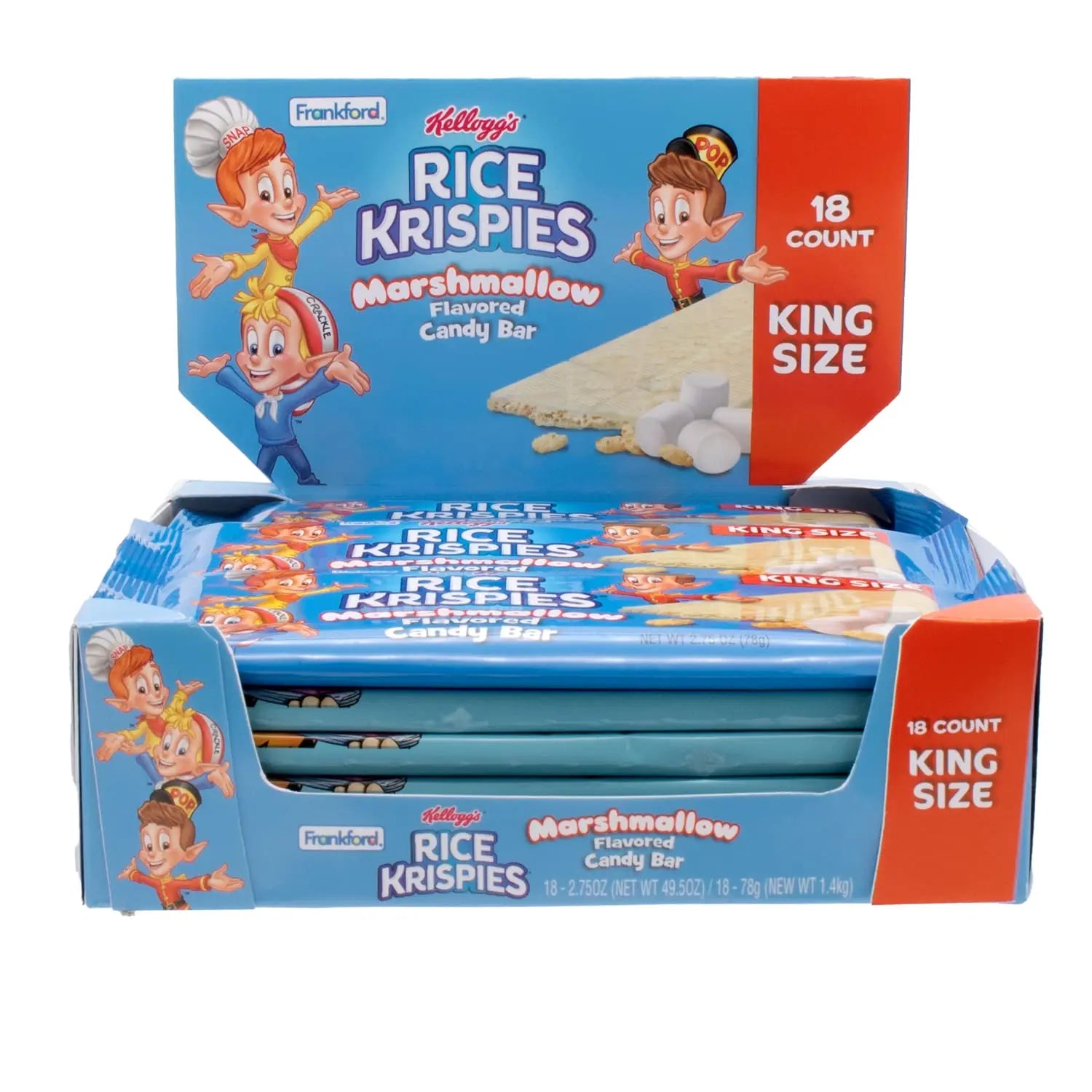 KS RICE KRISPIES MARSHMALLOW CANDY BAR 18CT