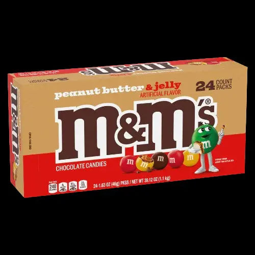 KS M & M PEANUT BUTTER JELLY 24CT