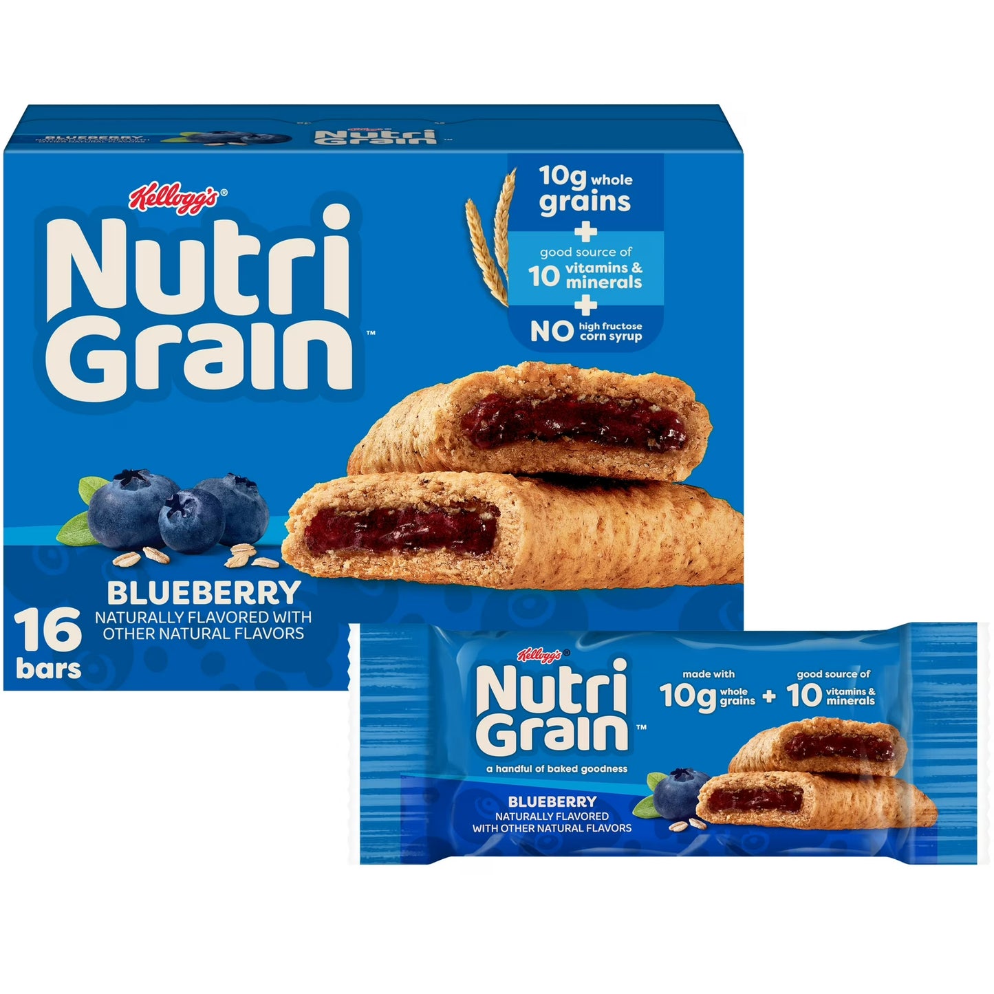 NUTRI-GRAIN BLUEBERRY 16CT