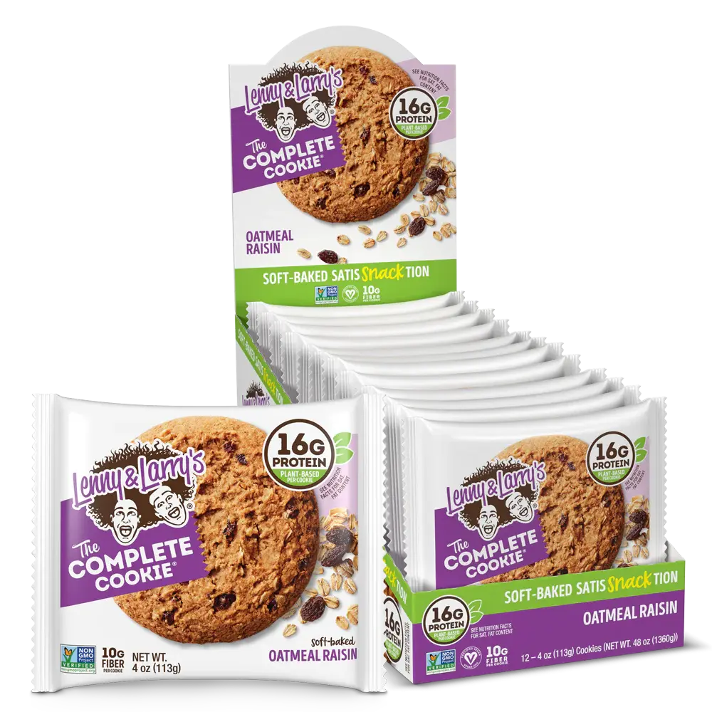 LENNY & LARRY COMPLETE COOKIE OATMEAL RAISIN 12CT
