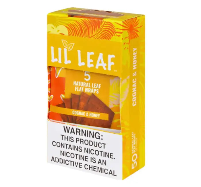 LIL LEAF NATURAL LEAF COGNAC HONEY WRAPS 10/5 PKS