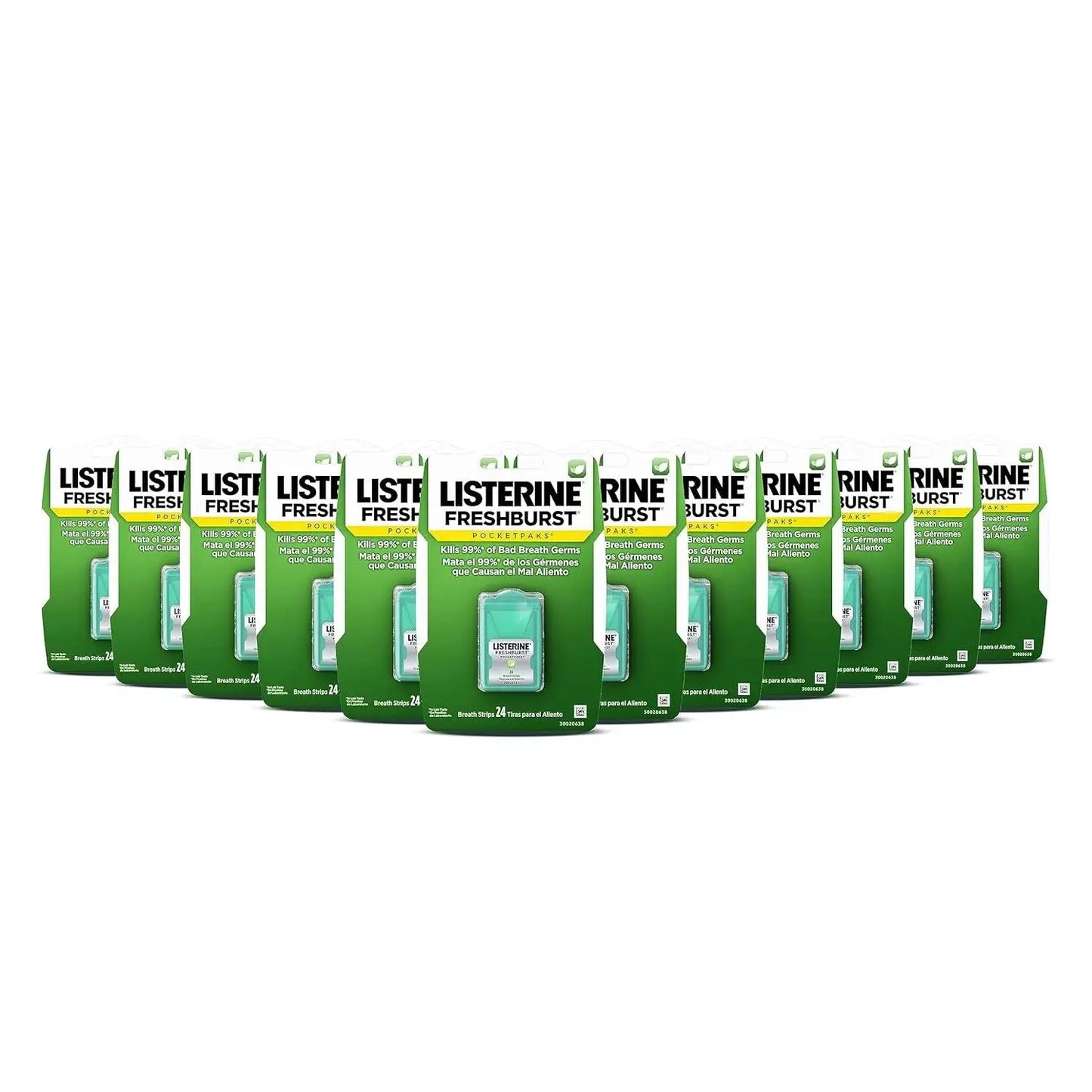 LISTERINE POCKET STRIPS FRESH BURST 12CT