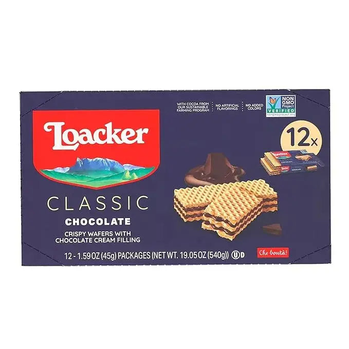 LOACKER WAFERS CHOC 12CT