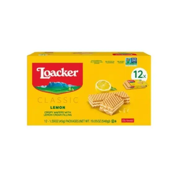 LOACKER WAFERS LEMON 12CT