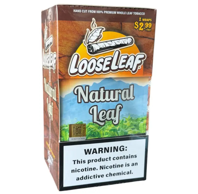 LOOSE LEAF PP$1.99 NATURAL 20/2PK (FINAL SALE) - Chase Cash & Carry