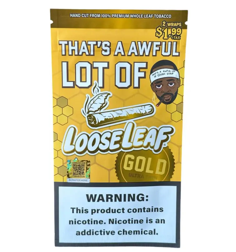 LOOSE LEAF PP$1.99 GOLD 20/2PK (FINAL SALE)