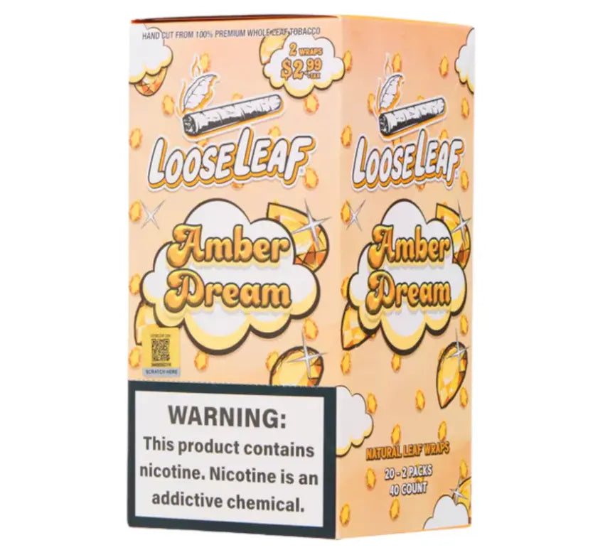 LOOSE LEAF PP$2.99 AMBER 20/2PK (FINAL SALE)