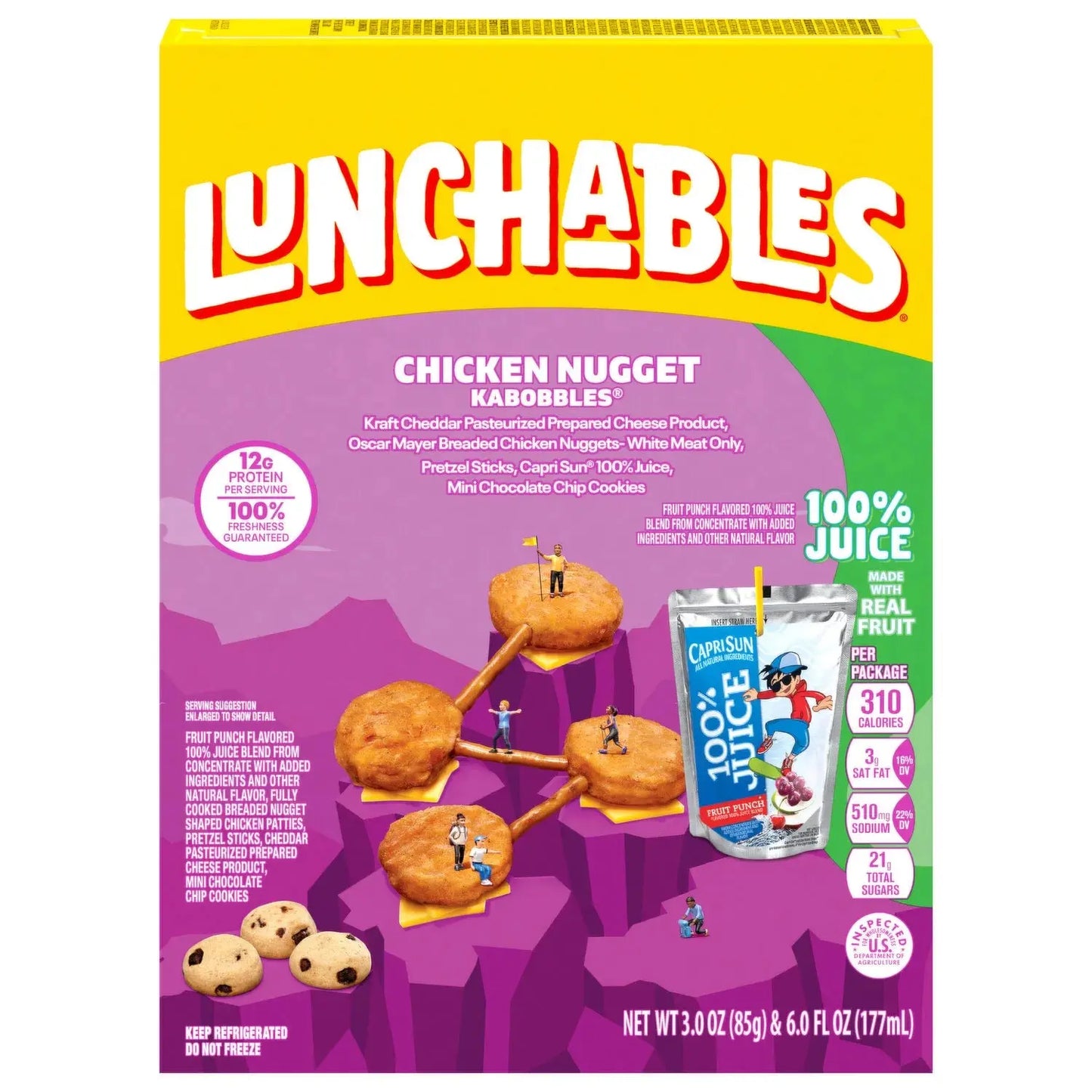 LUNCHABLE CHICKEN NUGGET 6 OZ