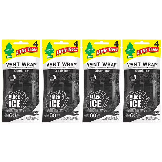 C.F DISPLAY VENT WRAPS BLACK ICE 4-4PK 12CT