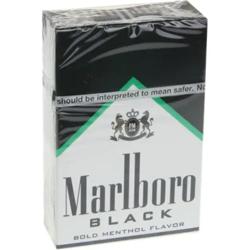 MARLBORO BLACK MEN 72 MM BX