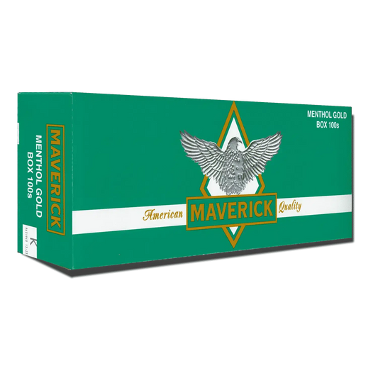 MAVERICK MENTHOL GOLD BOX 100S