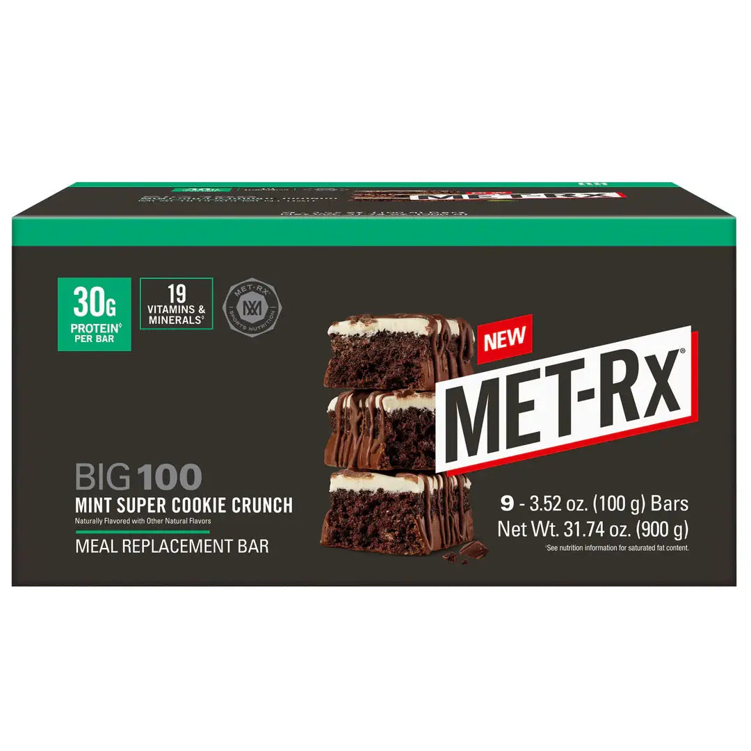 METRX BIG 100 MINT SUPER COOKIE CRUNCH 9CT